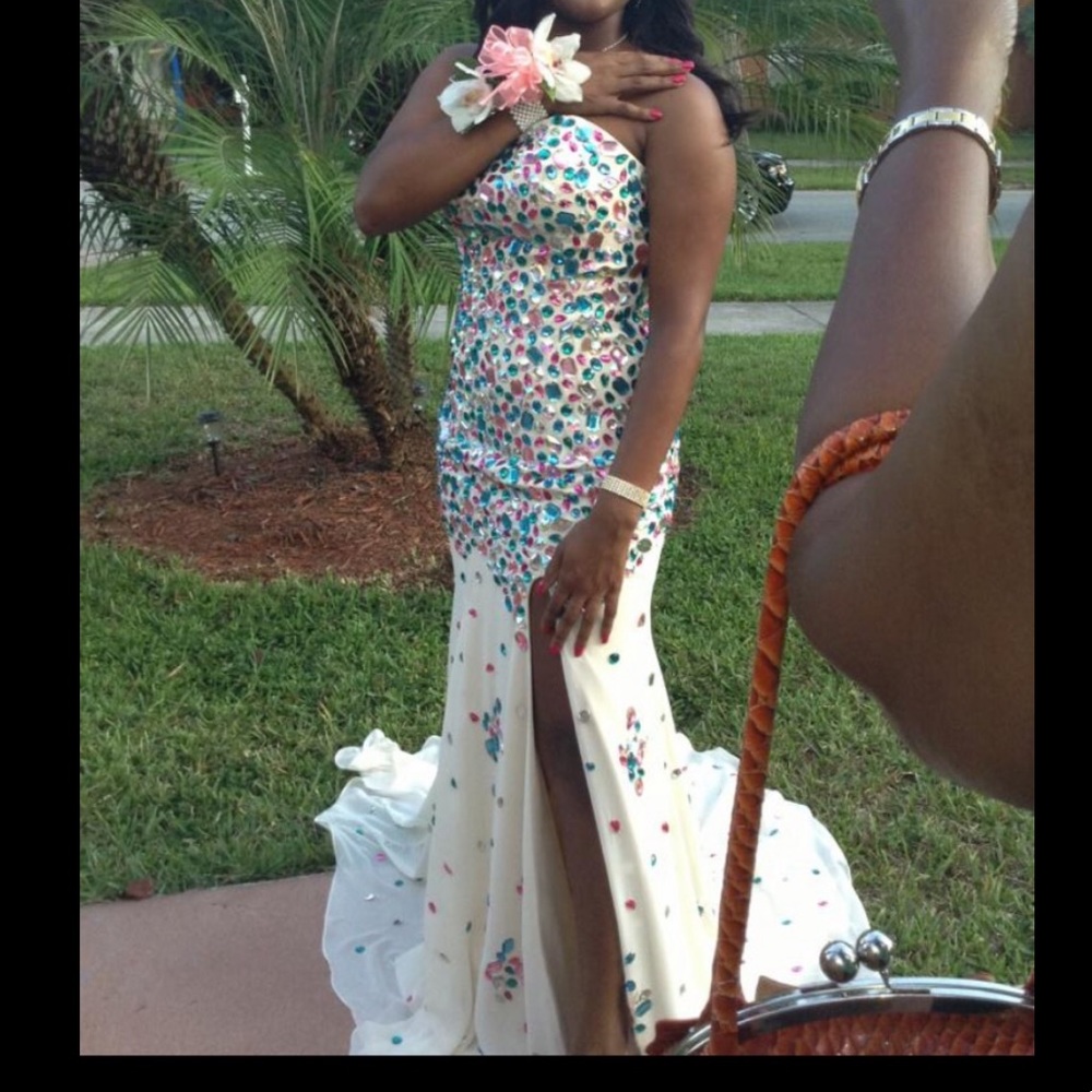 Prom Dress Multi Color - Picture 3 of 3